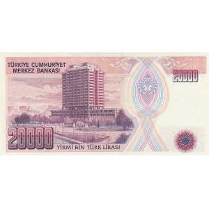 Turkey, 20.000 Lira, 1988, AUNC, p201, 7/1. Emission