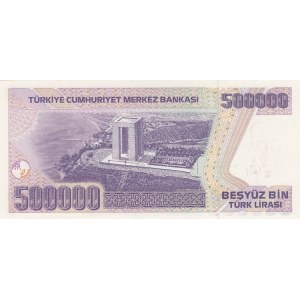 Turkey, 500.000 Lira, 1997, UNC, p212, 7/4. Emission, I74 LAST PREFIX