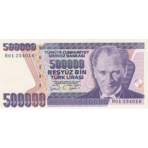 Turkey, 500.000 Lira, 1997, UNC, p212, 7/4. Emission, H01