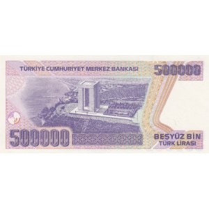 Turkey, 500.000 Lira, 1997, UNC, p212, 7/4. Emission, H01
