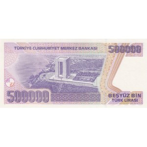 Turkey, 500.000 Lira, 1997, UNC, p212, 7/4. Emission, H01