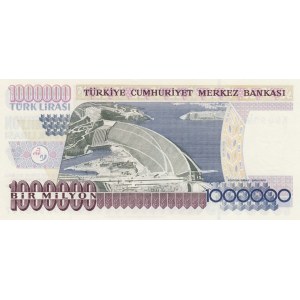 Turkey, 1.000.000 Lira, 1996, UNC, p209b, 7/2. Emission, K90