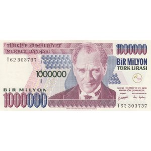 Turkey, 1.000.000 Lira, 2002, UNC, p209a, 7/3. Emission