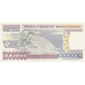 Turkey, 1.000.000 Lira, 2002, UNC, p209c, 7/3. Emission,