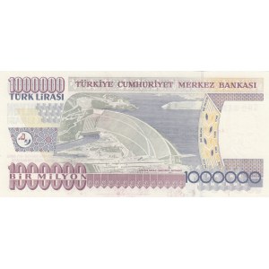 Turkey, 1.000.000 Lira, 2002, UNC, p209c, 7/3. Emission, S90 Last Prefix and RADAR