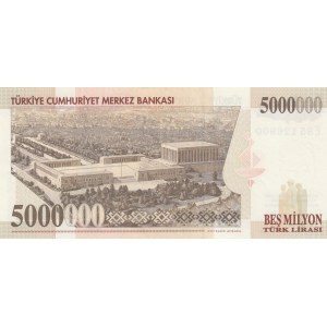 Turkey, 5.000.000 Lira, 1997, UNC, p210b, 7/1. Emission