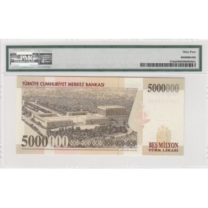 Turkey, 5.000.000 Lira, 1997, UNC p210a, 7/1. Emission