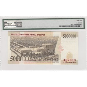 Turkey, 5.000.000 Lira, 1997, UNC p210a, 7/1. Emission