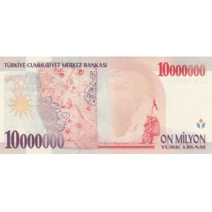 Turkey, 10.000.000 Lira, 1999, UNC, p214, 7/1. Emission