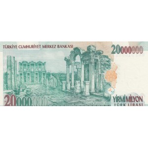Turkey, 20.000.000 Lira, 2001, UNC, p215, 7/1