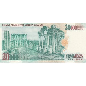 Turkey, 20.000.000 Lira, 2001, UNC, p215, 7/1. Emission