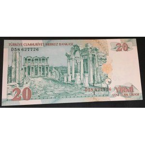 Turkey, 20 New Turkish Lira, 2005, UNC, p219, 8/1. Emission.