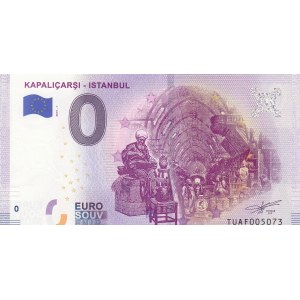 Türkiye, 0 Euro, 2019, UNC, FANTASY BANKNOTE, Graand Pazaar