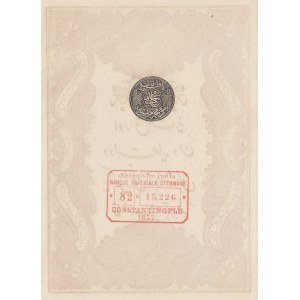 Turkey, Ottoman Empire, 50 Kurush, 1877, UNC, p50c, Mehmed Kani, 82 last prefix