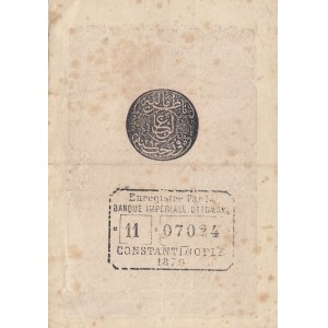 Turkey, Ottoman Empire, 5 Kurush, 1876, XF, p47b, GALİB