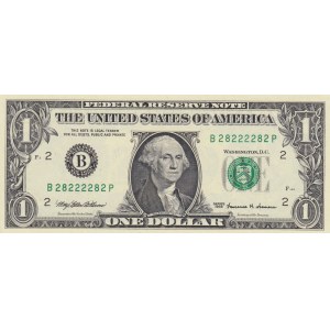 Unıted States of America, 1 Dollar, 1999, UNC, p504, RADAR