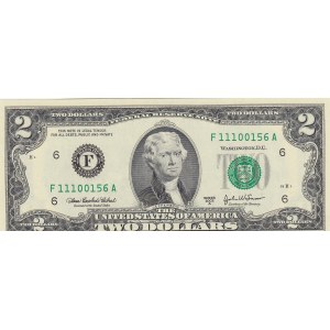 Unıted States Of America, 2 Dollars, 2003, UNC, p516