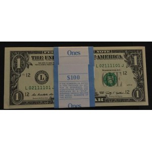 United States of America, 1 Dollar, 2009, UNC, p530, BUNDLE