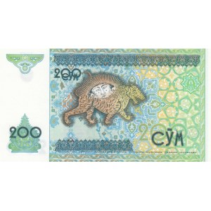 Uzbekistan, 200 Sum, 1997, UNC, p80