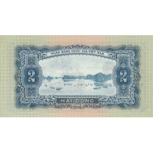 Vietnam, 2 Dong, 1958, UNC, p72a