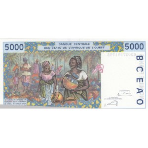 West African States, 5000 Francs, 2002, UNC, p113Al
