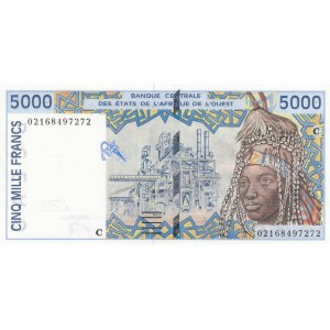 West African States, 5000 Francs, 2002, UNC, p113Al