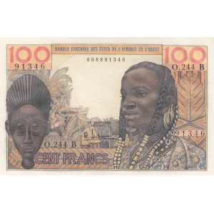 West African States, 100 Francs, 1965, UNC, p201Bf