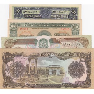 Mix Lot, 4 Pieces UNC Banknotes