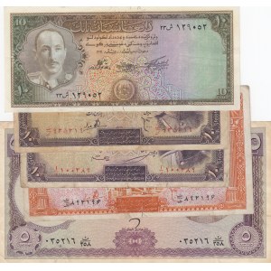 Mixing Lot, 5 Pieces Mixing Condition Banknotes