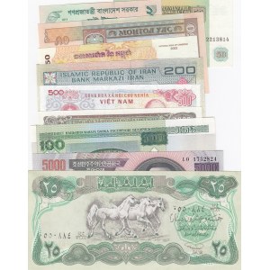 Mix Lot, Total 10 UNC banknotes