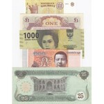 Mix Lot, Total 10 banknotes, (Except 3 banknotes are in UNC condition)