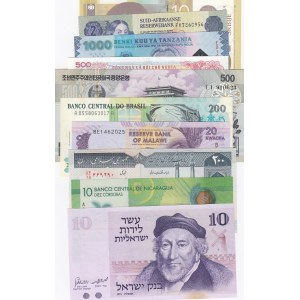 Mix Lot, Total 12 UNC banknotes