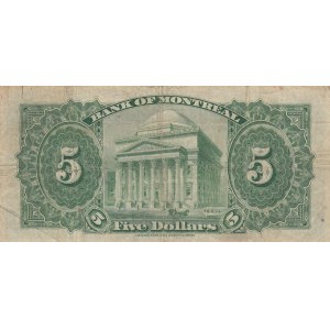 Canada 5 Dollars, 1938, VF