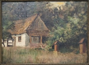Jan Styka (1858-1925), Ogród przy dworku na wzgórzu Karscha, 1890