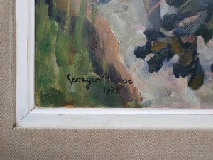 Georges Bresse (1920-?), Kosz ryb, 1972