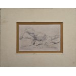 Alfons Karpiński (1875-1961), Śpiące dziecko, 1927