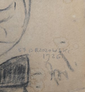 Stefan Brzozowski (1911-1978), Portret mężczyzny, 1936