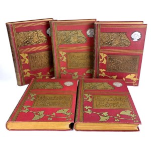 KREMER- EVERYTHING AND MAN publ. 1905 vols. 1-5 [set in 5 vols.] hundreds of illustrations, beautiful condition