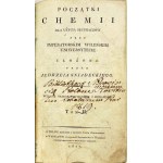 ŚNIADECKI- THE BEGINNINGS OF CHEMISTRY vol. 2 ed. 1817