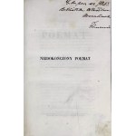 KRASIŃSKI- NIEDOKOŃCZONY POEMAT wyd. Paryż 1860