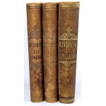 TSCHECHOWSKI - GESCHICHTE DES SECHSTEN JAHRHUNDERTS. Geschichte der Politik, Literatur, Kunst, Wissenschaft, Industrie, etc. Bd. 1-3 [in 3 Bänden], dekoratives Halbleder