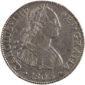 Mexico 1803 FT Silver 2 Reales