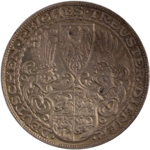 Germany 1927 D Weimar Republic Silver 5 Mark Karl Goetz Medal