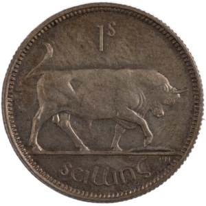 Ireland 1928 Silver 1 Shilling