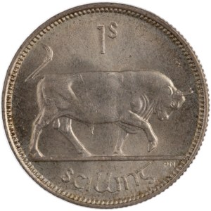 Irland 1930 Silber 1 Schilling Stichtag