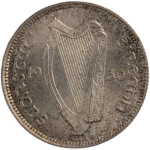 Irland 1930 Silber 1 Schilling Stichtag