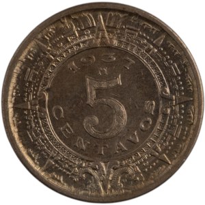 Mexico 1937 5 Centavos