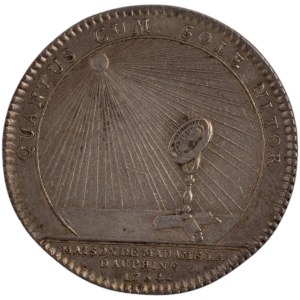 Francúzsko 1754 Strieborný jeton