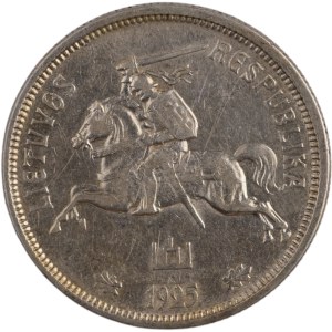 Litauen 1925 Silber 5 Litai