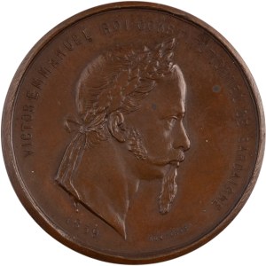 Italy 1859 Vittorio Emanuele II Medal Independence